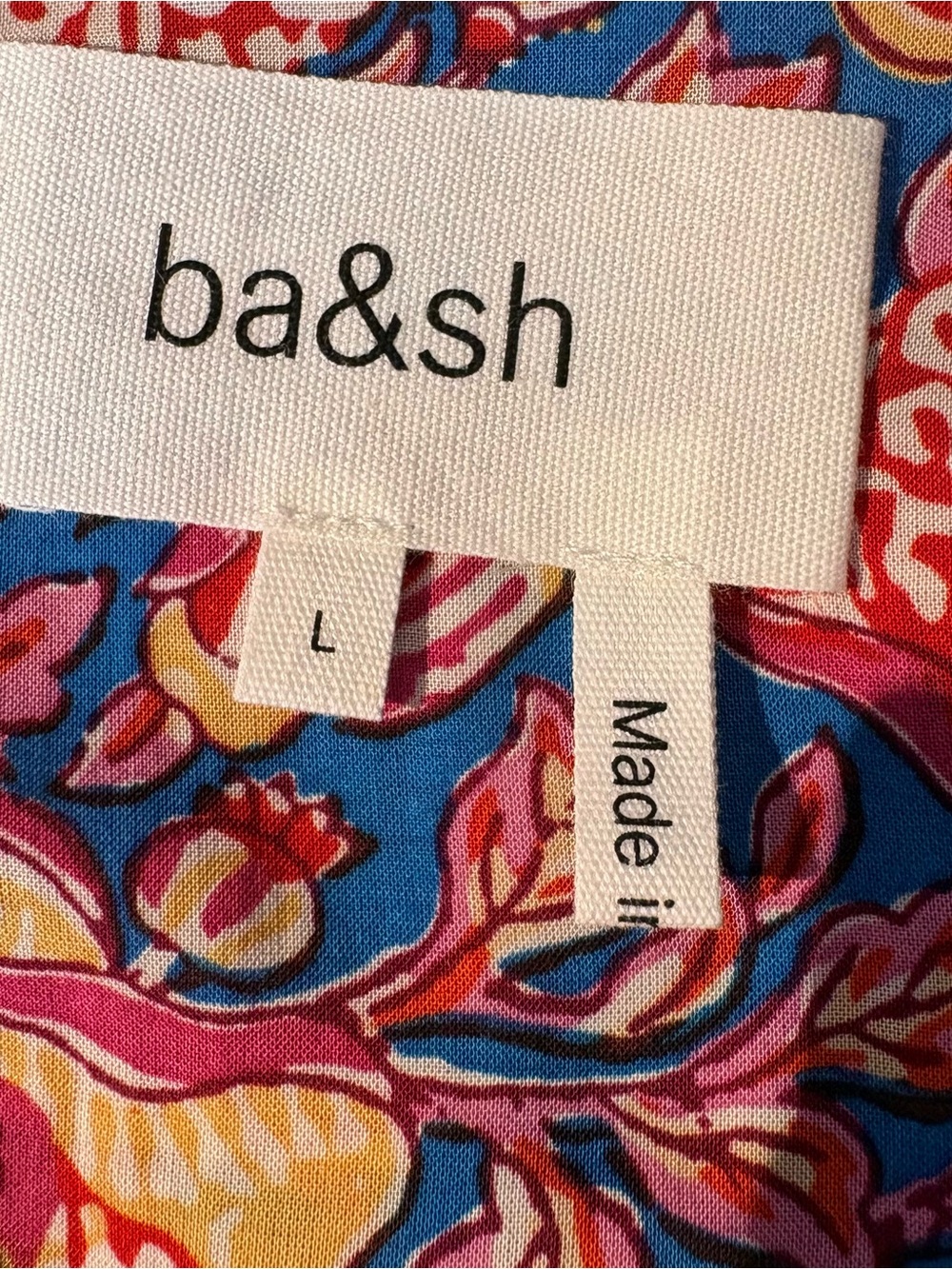 ba&sh Valia Dress Fushia L - Picture 9 of 10